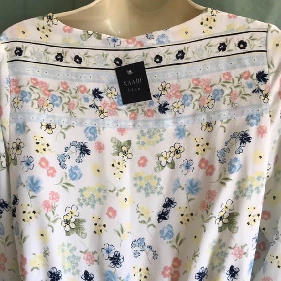 KAARI BLUE - Floral Romper Dress, XS,  NWT $100 - Picture 5 of 7